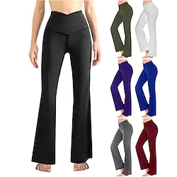 Women's Wide Leg Pants Yoga Style High Waist Quick Dry Fitness Gym Workout Bottoms White Black Green Sports Activewear Stretchy 21Grams / Athletic / Athleisure Lightinthebox