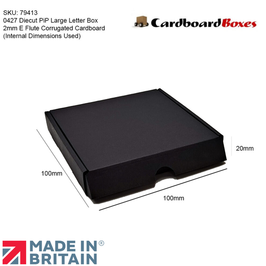 (Black, 50) Large Letter Boxes Premium Gift Box