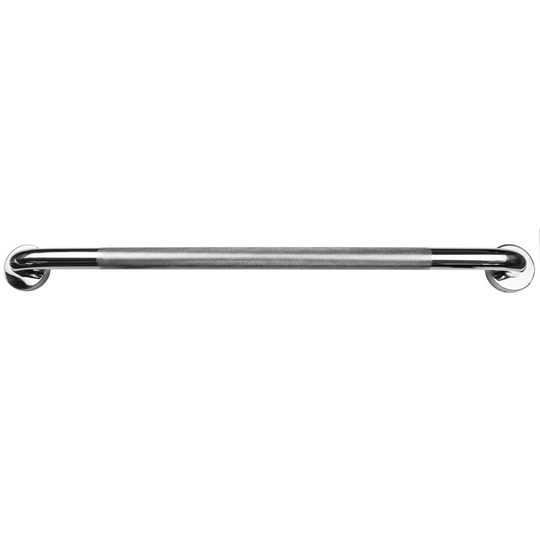 (Knurled Grip, 60cm) Stainless Steel Grab Bar Bathroom Shower Bath Wall Safety Rail Support Handle