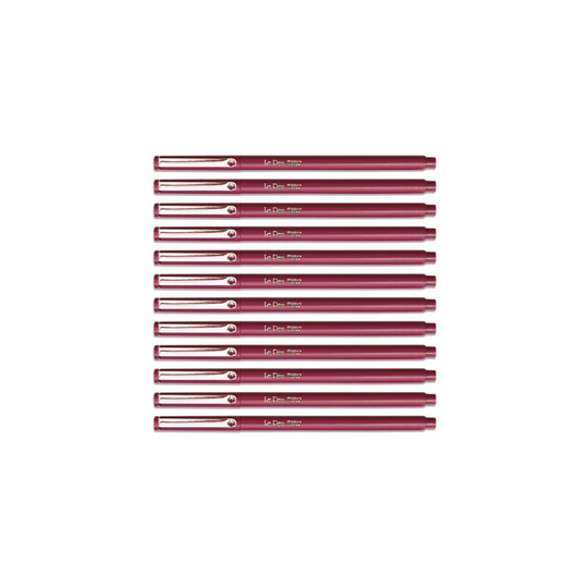 Uchida Lepen Permanent Marker Burgundy Ink- 1 Box