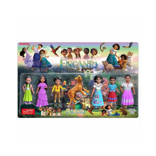 (With Box) 7Pcs/Set Encanto Mirabel Figures Action Madrigal Family With Box Kids Gift