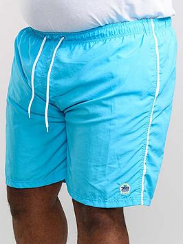 D555 Yarrow Full Length Swim Short - Blue, Blue, Size 5Xl, Men