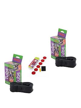 Awe 26" Butyl Tube Set X 2 Inc Self Seal Repair Kit Low Puncture Resistance