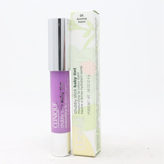 (04 Flowering Freesia) Clinique Chubby Stick Baby Tint Lip Colour Balm 0.1oz/3g New With Box