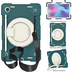 Tablet Case Cover For Samsung Galaxy Tab A8 2022 360° Rotation Portable Pencil Holder Armor PC Silicone For Kids Lightinthebox