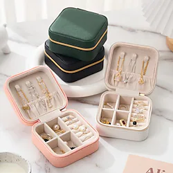 Travel Portable Jewelry Storage Box Earrings Earrings Ring Jewelry Storage Box Mini Jewelry Storage Jewelry Box Lightinthebox