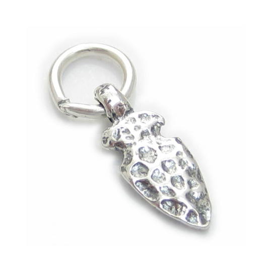Arrow Head TINY sterling silver charm .925 x 1 Archeology charms