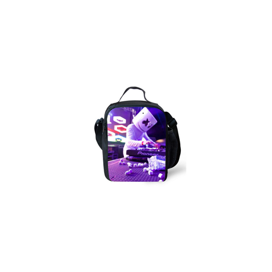 (13) Marshmello DJ thermal insulation rice bag school outdoor universal lunch box