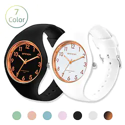 SANDA Womens Watches 2022 Casual Fashion Quartz Watch Waterproof Drop Resistant HD Digital Scale Display Women Clock 6056 Lightinthebox