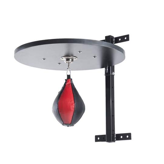 HOMCOM Speedball Platform Punch Bag Frame Swivel Bracket MMA Exercise