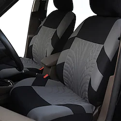 StarFire Cloth Material Front Seat Cover Universal Seat Cover Car Interior Seat Cover Popular Pattern Front 2 Sides Car Seat Cover 2pcs Lightinthebox