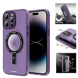 Phone Case For Apple Magnetic Adsorption iPhone 14 13 Pro Max Plus Bumper Frame With MagSafe Magnetic Full Body Protective Solid Colored TPU Lightinthebox