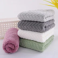 Bath Towel Household Water Absorption Coral Velvet Bath Household Machine Washable Super Soft Highly Absorbent Quick Dry Couple Beach Towel Lightinthebox