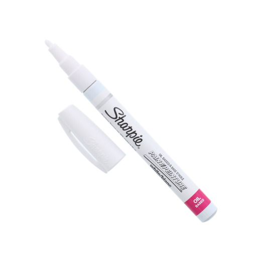 Sharpie - Paint Marker, Oil Base, Permanent, Fine Point, White
