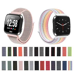 Woven Nylon Loop Watch Band Wrist Strap for Fitbit Versa 2 / Versa / Versa Lite Bracelet Wristband Replaceable Accessories Lightinthebox