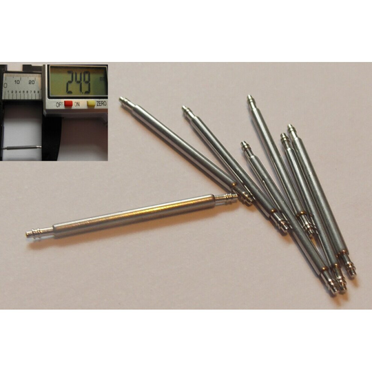 2 x 22mm Watch Band Spring Bars Strap Link Pins Repair Watchmaker