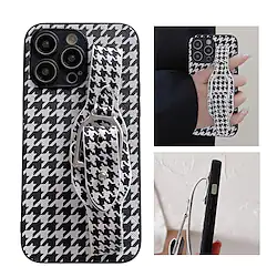 Phone Case For Apple Back Cover iPhone 14 Pro Max Plus 13 12 11 Mini X XR XS 8 7 Portable Full Body Protective Anti-lost Solid Colored TPU PU Leather Lightinthebox