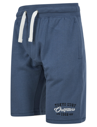 Jogger Shorts Moored Multi-Pocket Brushback Fleece Jogger Shorts in Vintage Indigo - Tokyo Laundry / S - Tokyo Laundry