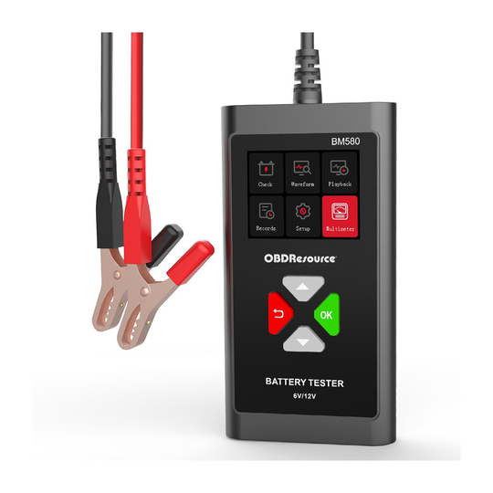 OBDResource BM580 Battery Tester 6V 12V Load Tester