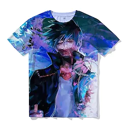 Inspired by My Hero Academia Boko No Hero Dabi T-shirt Cartoon Manga Anime Harajuku Graphic Kawaii T-shirt For Men's Women's Unisex Adults' 3D Print 100% Polyester Lightinthebox