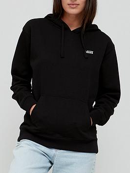 Vans Flying V Boyfriend Fit Hoodie - Black, Black, Size L, Women