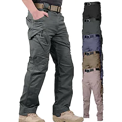 Men's Cargo Pants Work Pants Tactical Pants Military Summer Outdoor Ripstop Breathable Water Resistant Quick Dry Bottoms Green Khaki Camping / Hiking Hunting Fishing S M L XL 2XL / Multi Pockets Lightinthebox
