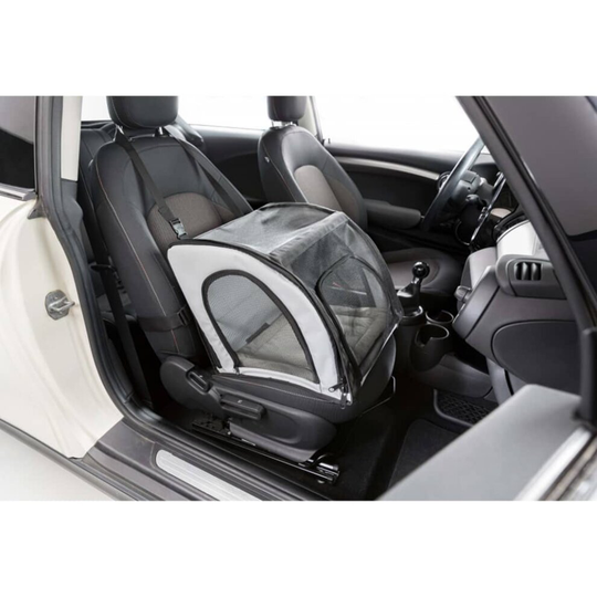 TRIXIE Pet Car Seat Grey and Black Dog Transpot Box Cat Bag Carrier Outdoor