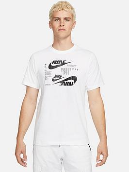 Nike Nsw Futura Box Print Tee - White