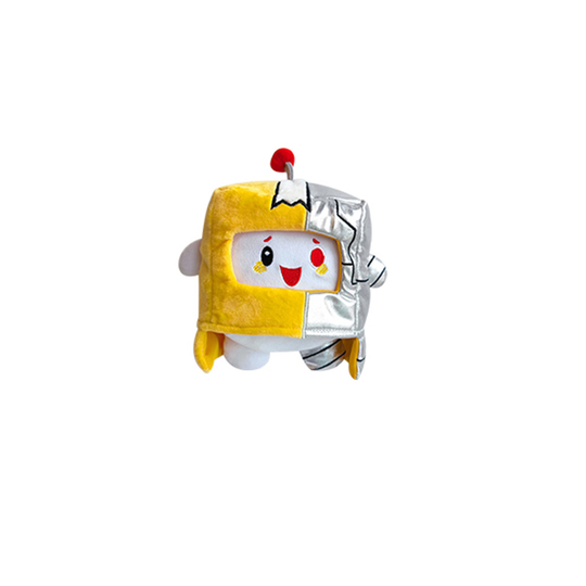 (Box 20cm) Lankybox Plush Toys Mechanical Toy With LED Thicc Shark Boxy Robots Dolls