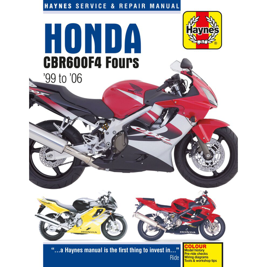 Honda CBR600F4 (99 - 06) Haynes Repair Manual (Paperback) ~