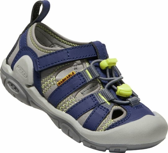 Keen Kids' Outdoor Shoes Knotch Creek Children Sandals Steel Grey/Blue Depths 31