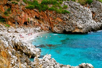 San Vito Lo Capo Catamaran Cruise with Snorkeling from Palermo