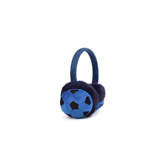 IPENNY Boys Girls Fur Earmuffs Cute Football Design Winter Fluffy Thermal Ear Warmers Handband Cold Weather Earplugs Comfortable Fashion Cartoon