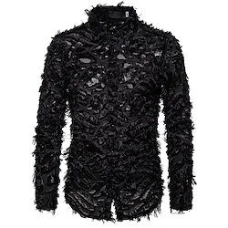 Prince Punk Gothic Steampunk Blouse / Shirt Men's Costume Vintage Cosplay Performance Event / Party Long Sleeve Shirt Halloween Lightinthebox