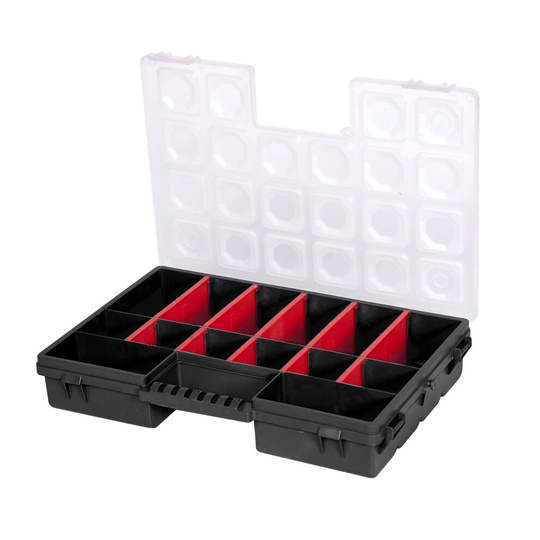 (300, 1) TANDEM Twin Compartment Organiser Case Tool Box