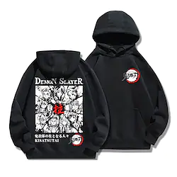 Inspired by Demon Slayer: Kimetsu no Yaiba Hashira Hoodie Cartoon Manga Anime Harajuku Graphic Kawaii Hoodie For Men's Women's Unisex Adults' Hot Stamping 100% Polyester Lightinthebox