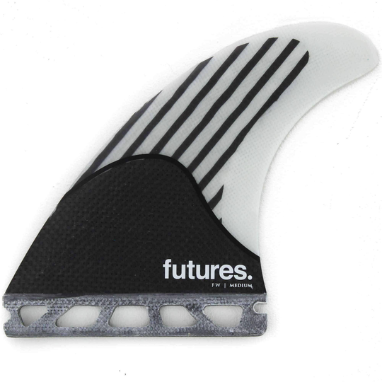 Futures Firewire FW2 Thruster Surfboard Fins - White Carbon