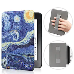 Tablet Case Cover For Amazon Kindle Paperwhite 6.8'' 11th 2021 Handle Smart Auto Wake / Sleep Full Body Protective Graphic Plastic PU Leather Lightinthebox