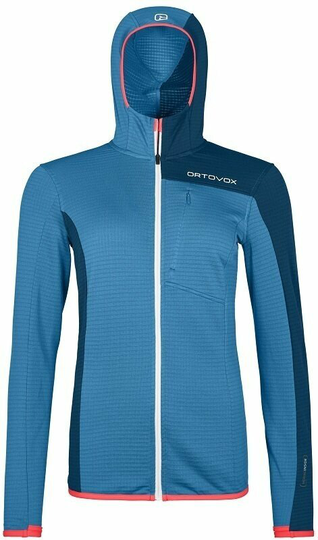 Ortovox Outdoor Jacket Fleece Light Grid Hooded Jacket W Heritage Blue S