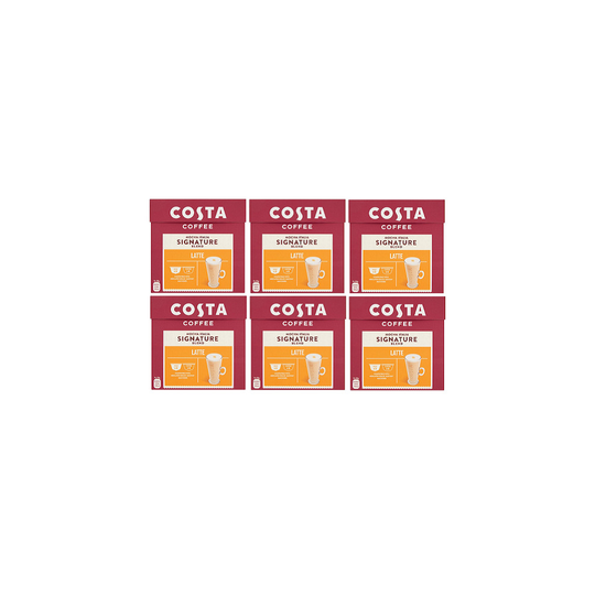 Costa Mocha Italian Signature Blend Latte 6 Boxes Each 182.4G Best Bef End Aug21