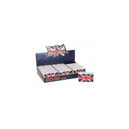 Union Jack Flag Money Bank - Piggy Box Royal Mint Side New Boxed Twos Compa - union jack piggy bank money box royal mint side new boxed twos compa