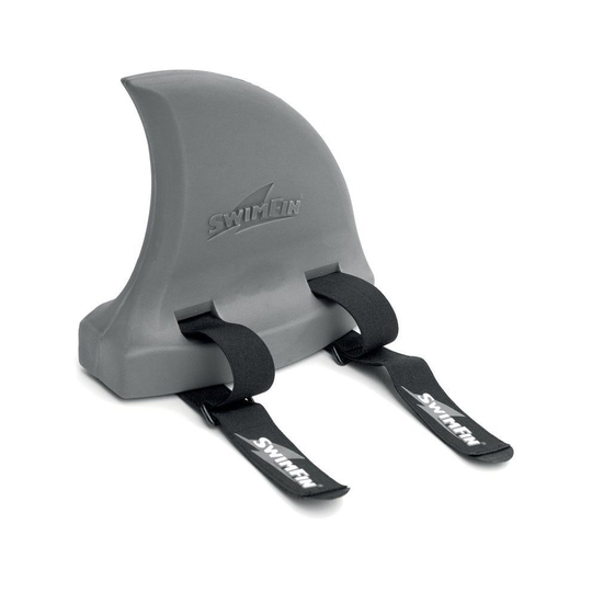 Grey Children's Swimming Aid Fin - swim swimfin float aid swimming buoyancy kids childrens pool new shark