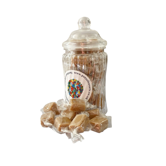 (220g Spiral Jar) Gift Jars and Boxes of Bristows Clotted Cream Fudge