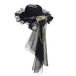 The Great Gatsby Gothic Steampunk Cocktail Hat Women's Costume Hat Vintage Cosplay Event / Party Festival Hat New Year Lightinthebox