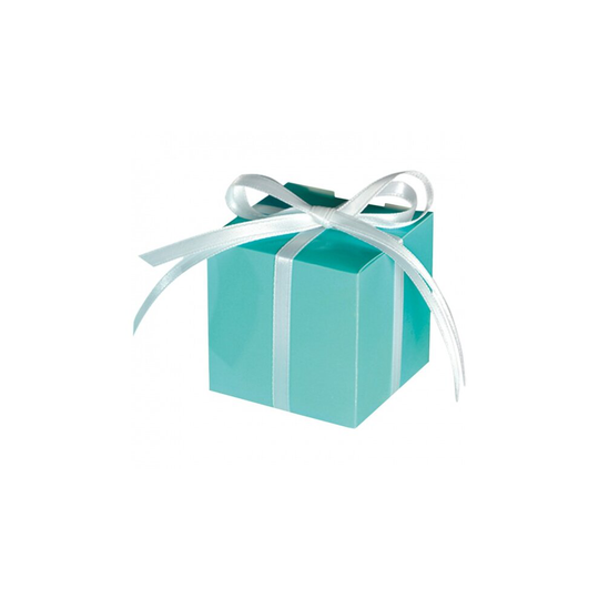 giftbox square mint green 5,5 cm 100 pieces