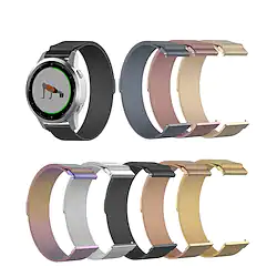 Smart Watch Band for Garmin Forerunner 255 / Vivoactive 4 / Venu 2 Vivoactive 4S / Vivomove 3S / Venu 2S 18mm 22mm Stainless Steel Smartwatch Strap Adjustable Elastic Magnetic Clasp Milanese Loop Lightinthebox