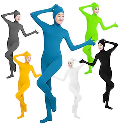 Zentai Suits Catsuit Skin Suit Kid's Adults' Lycra Cosplay Costumes All Solid Color / Leotard / Onesie / Face Open / Stage / Party / Leotard / Onesie Lightinthebox