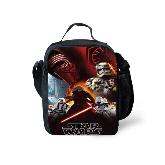 (5) Star Wars 3D Insulated Lunch Bag School Snack Box Travel Lunchbox Bag Kids Gift