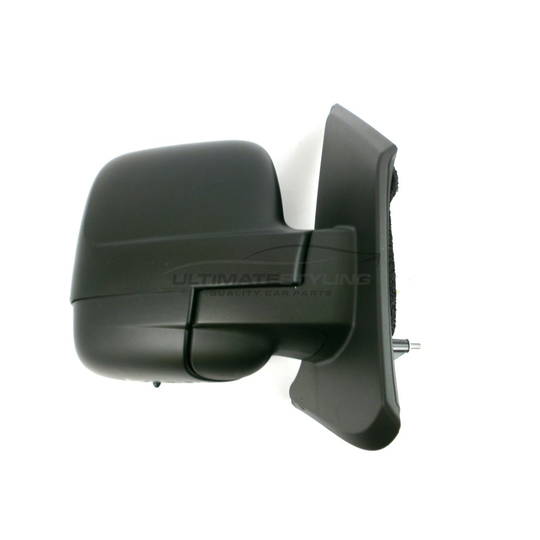 Renault Trafic Van 8/2014-> Electric Wing Door Mirror Black Drivers Side O/S
