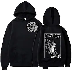 Inspired by Black Clover Cosplay Cartoon Manga Back To School Anime Harajuku Graphic Kawaii Hoodie For Men's Women's Adults' Hot Stamping Polyster Lightinthebox
